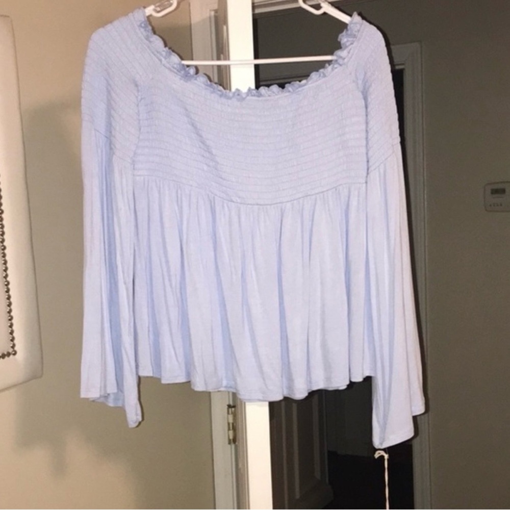 Mossimo Supply Co. Off-Shoulder Smocked Tunic